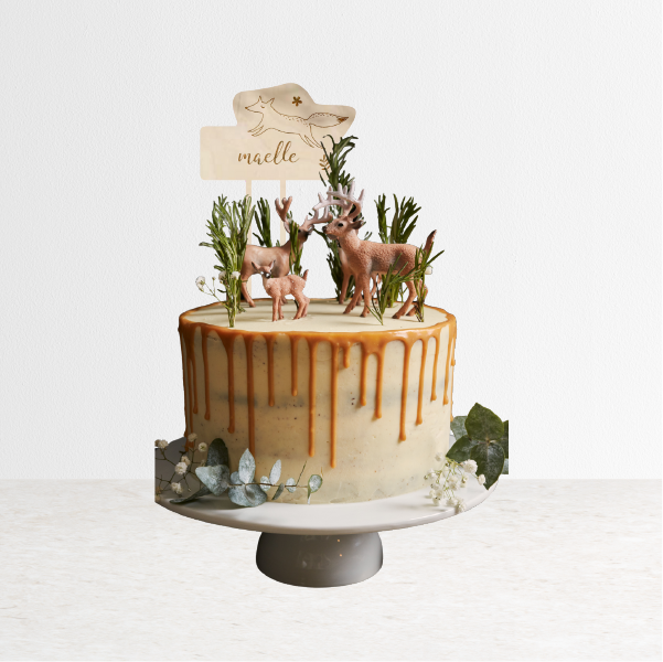 Cake topper foret