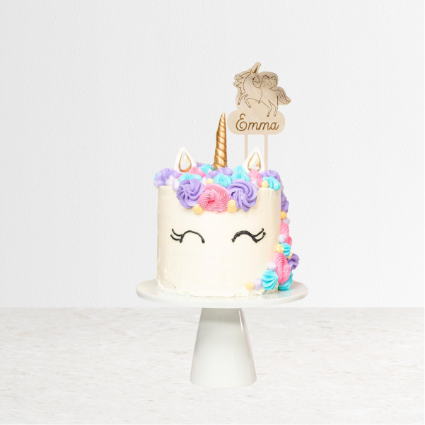 Cake topper licorne