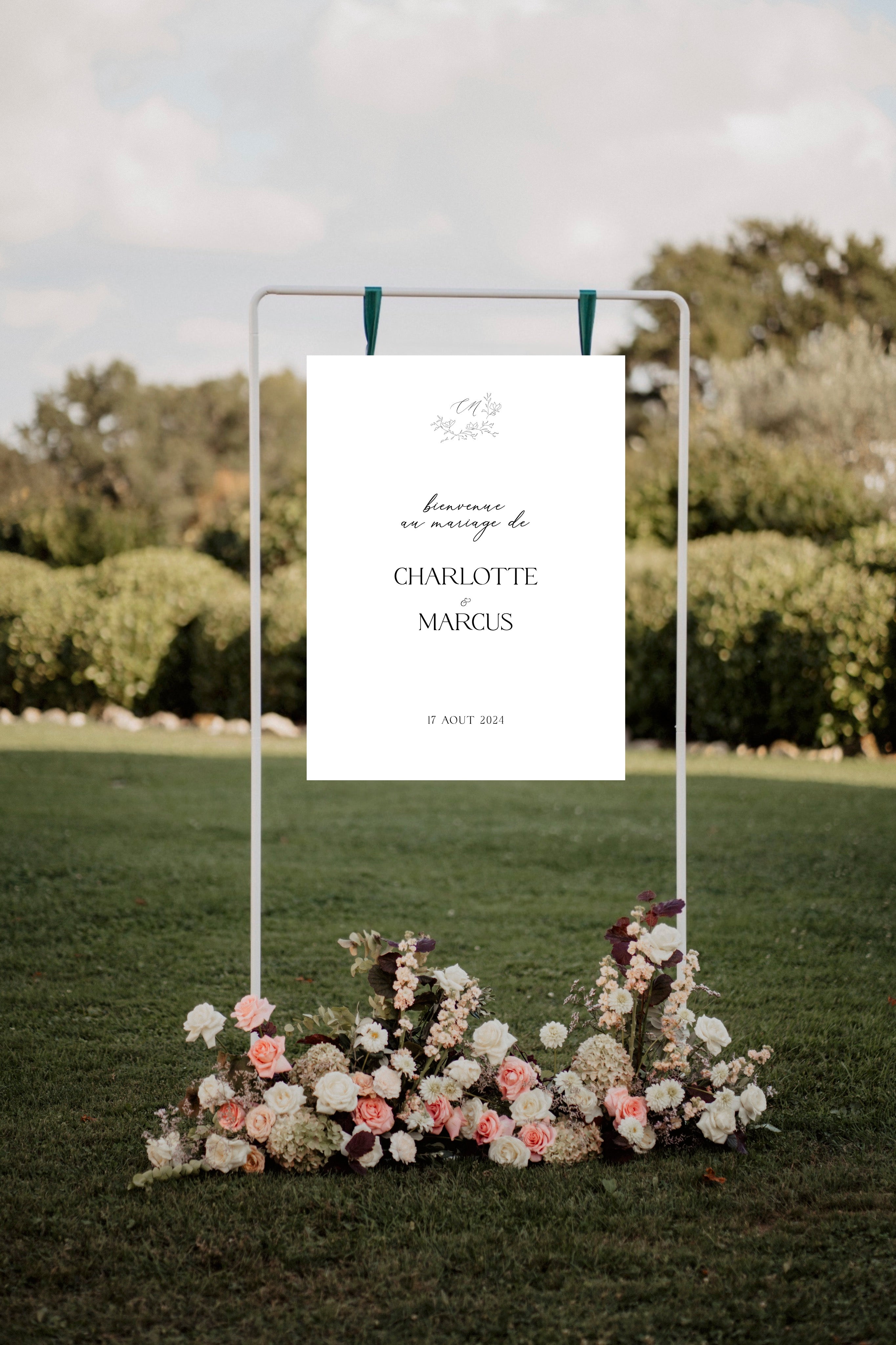 Panneau de bienvenue Garden love