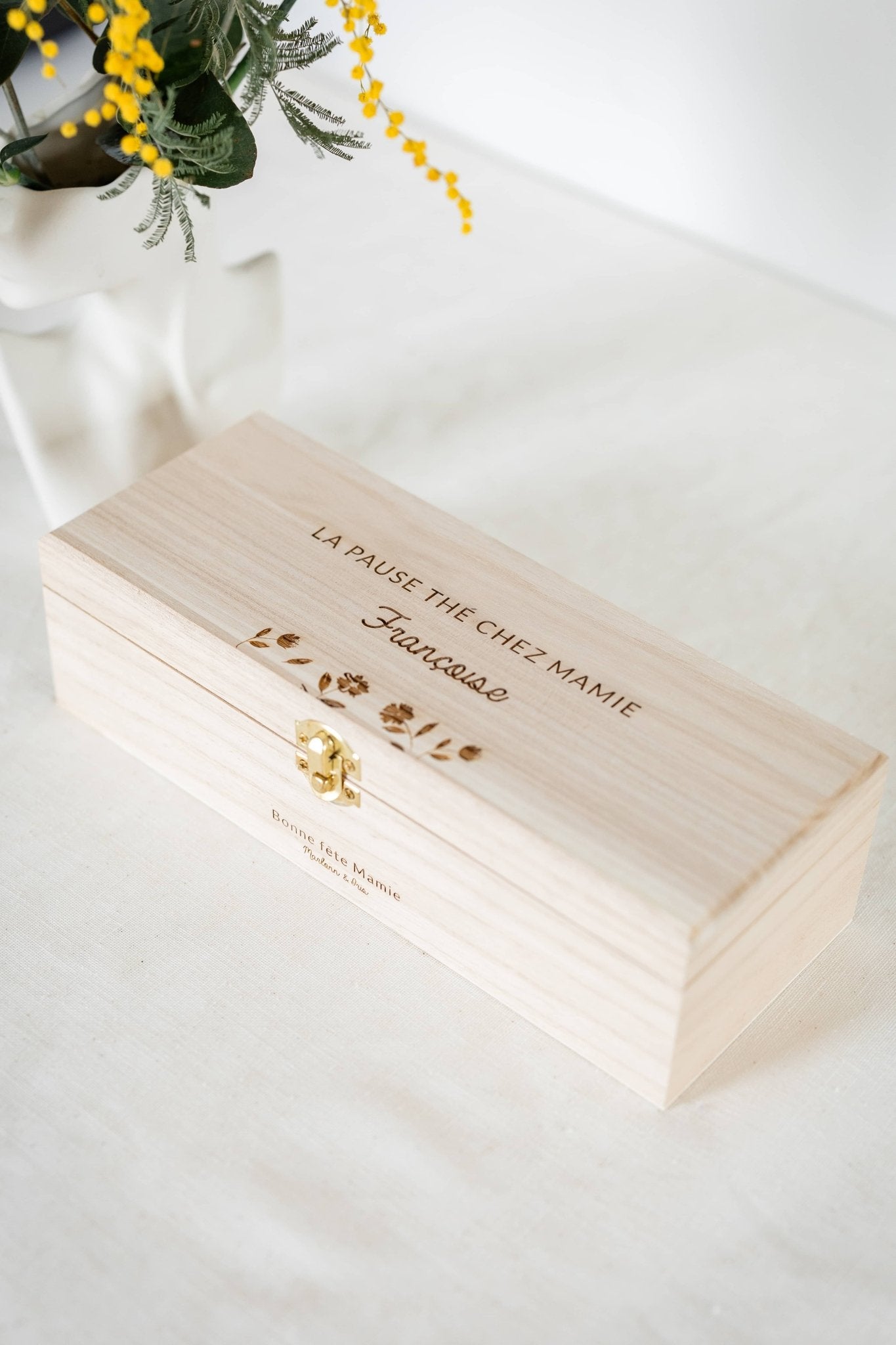 Boîte à thé personnalisée - Agencemdf