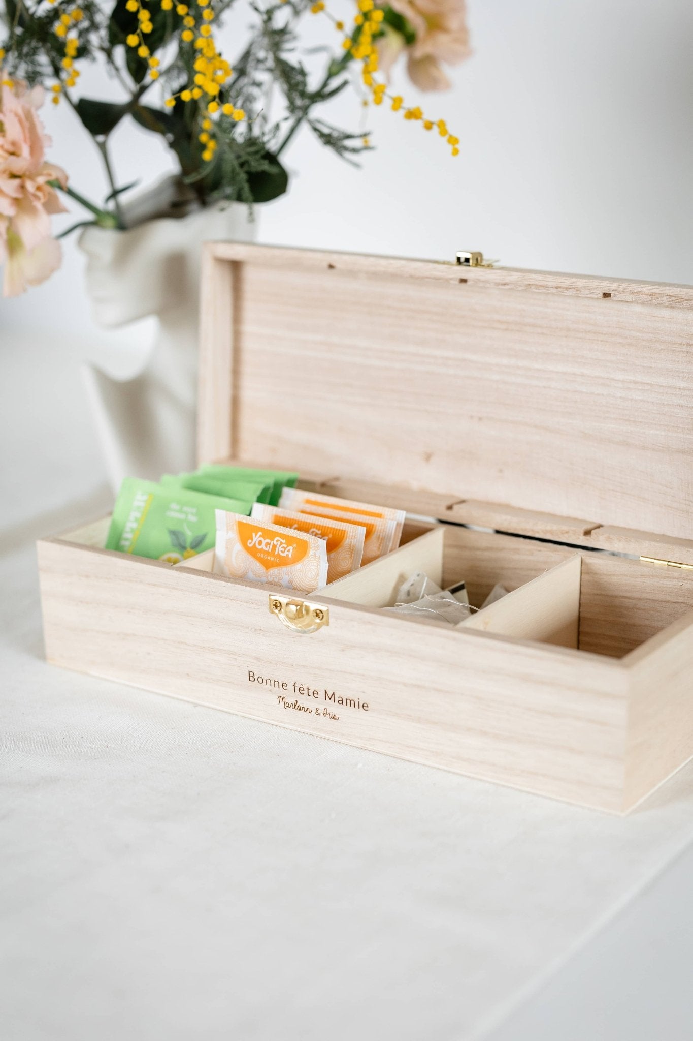 Boîte à thé personnalisée - Agencemdf