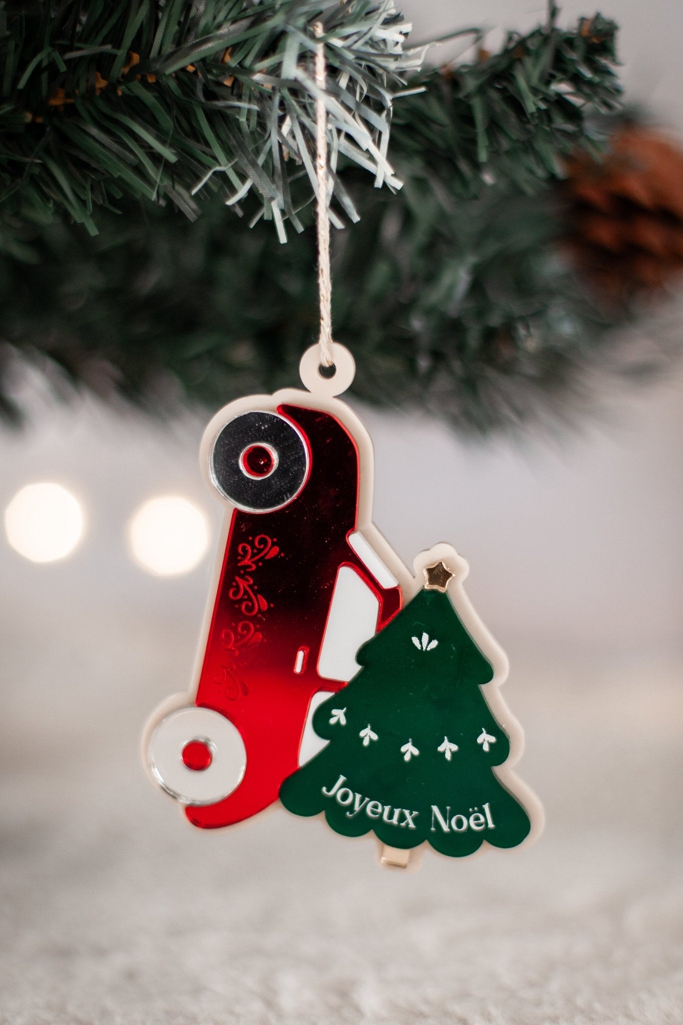 Boule de noël colorée sapin de noël - Agencemdf