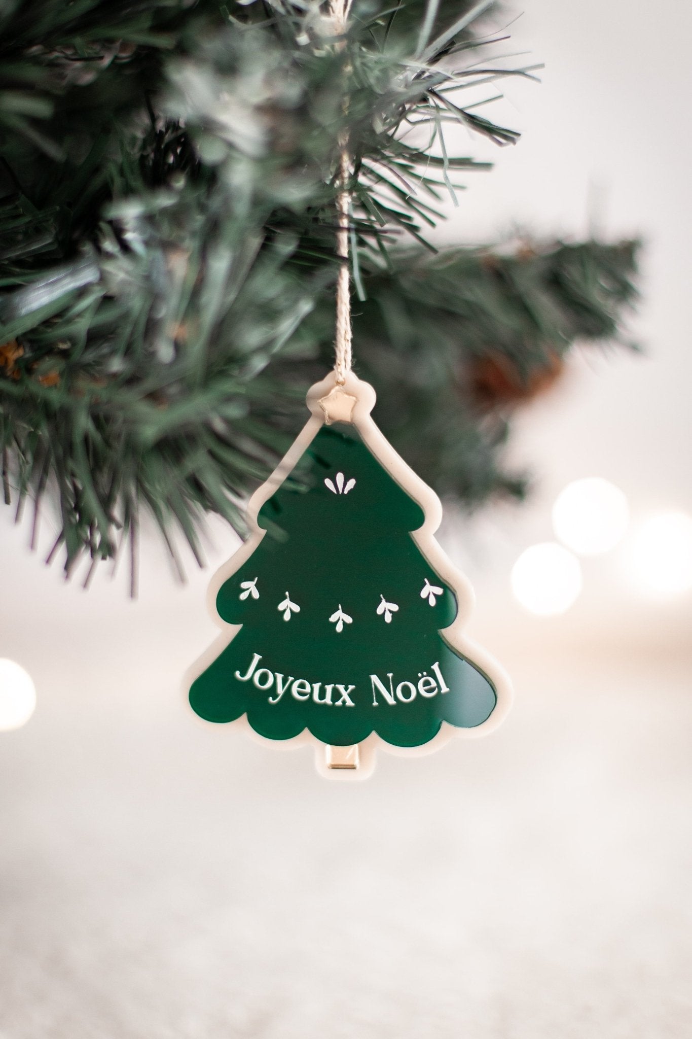 Boule de noël colorée sapin de noël - Agencemdf