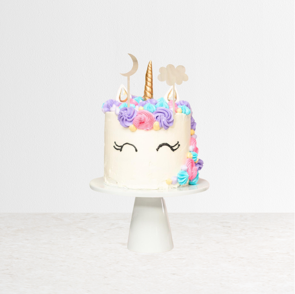 Mini Cake topper licorne - Lot de 6