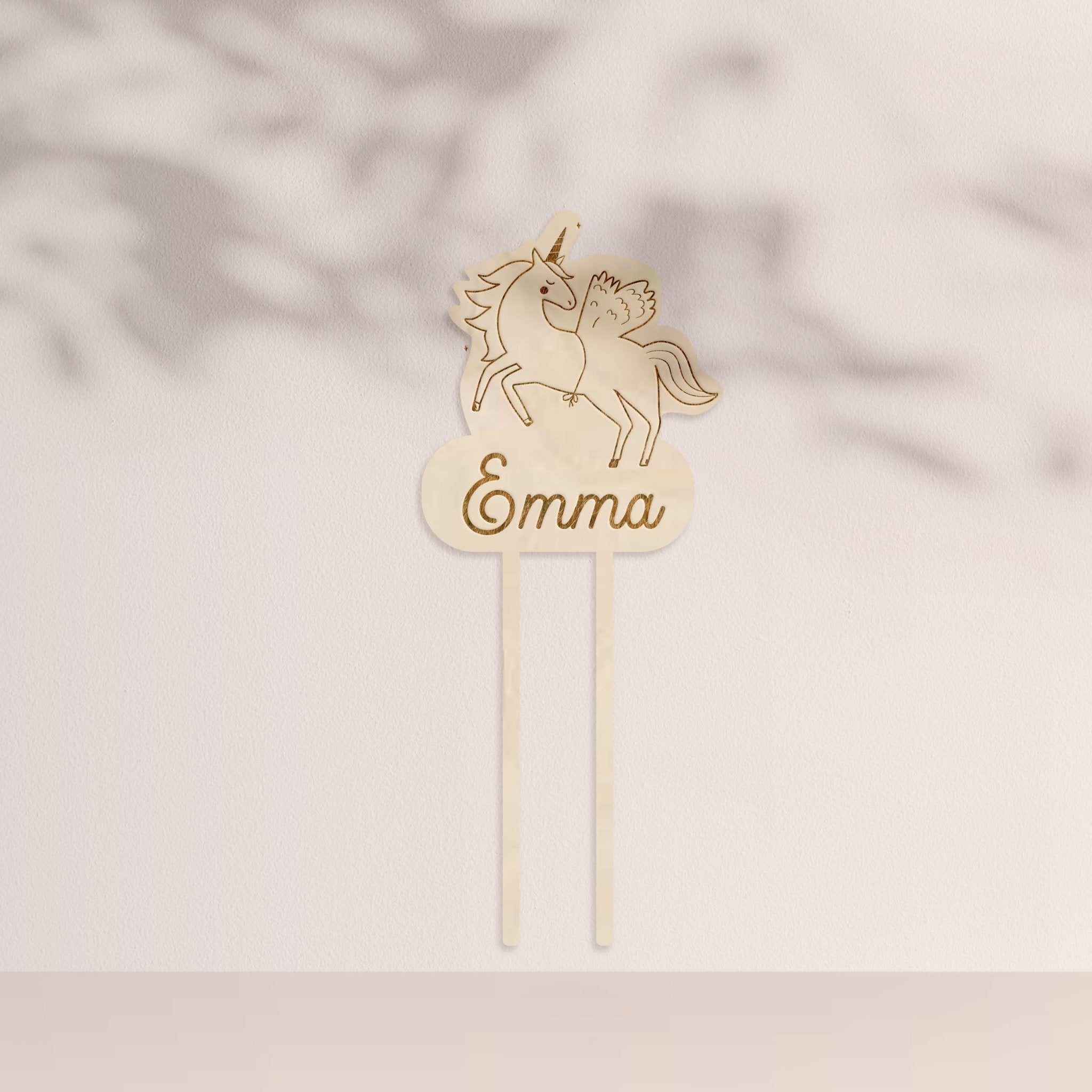 Cake topper licorne - Agencemdf