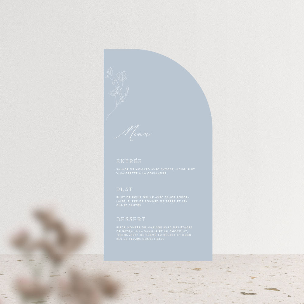 Menu elegant - Agencemdf