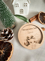 Boule de noël personnalisée mon premier noël