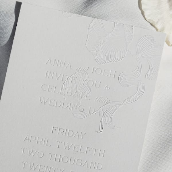 faire part letter press